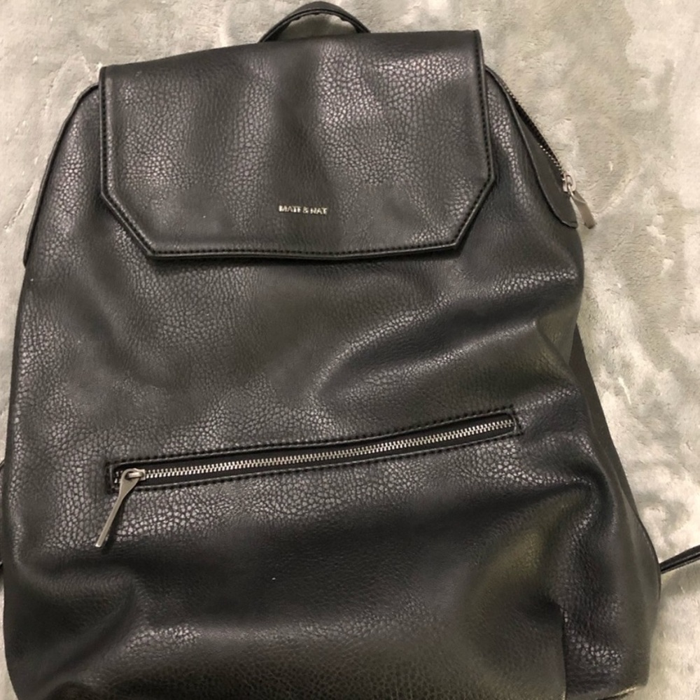 Backpack Matt & Nat - black fits notebook 13”